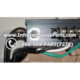 COMPLETE CONTROL POWER BOX 220V / 240V - COMPLETE CONTROL POWER BOX 220V / 240V SAUNAGEN INFRARED SAUNA  110V  120V WITH 7 CIRCUIT BOARD PINS  6 FEMALE PLUGS 21