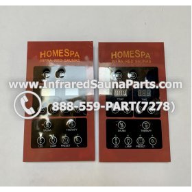 CIRCUIT BOARDS WITH  FACE PLATES - CIRCUIT BOARDS WITH  FACE PLATES HOME SPA SAUNA DUAL CONTROL COMBO 1