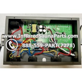 COMPLETE CONTROL POWER BOX WITH CONTROL PANEL - COMPLETE CONTROL POWER BOX  INFRARED SAUNA MODEL H1709011 H1502D1 WITH ONE CONTROL PANEL 4
