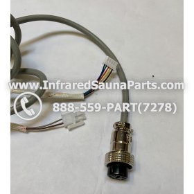 CIRCUIT BOARDS / TOUCH PADS CONNECTORS - CIRCUIT BOARDS / TOUCH PADS CONNECTORS 5 PIN WHITE FEMALE TWO STAGE DATA CABLE WITH 12V DC 4