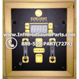 FACE PLATES - FACEPLATE FOR SUNLIGHT SAUNA STYLE 1 2