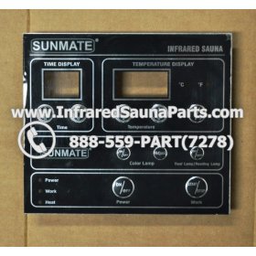 FACE PLATES - FACEPLATE FOR CIRCUIT BOARD SRZHX001 SUNMATE 10 BUTTONS 3