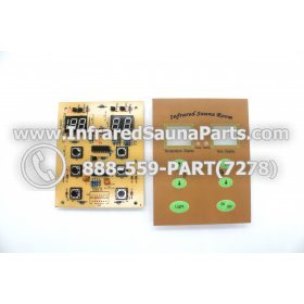 CIRCUIT BOARDS WITH  FACE PLATES - CIRCUIT BOARDS WITH FACE PLATES - PSSN1DB VER1.3 (6 BUTTONS) 1
