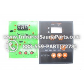 CIRCUIT BOARDS WITH  FACE PLATES - CIRCUIT BOARDS WITH FACE PLATES - W045A-S.PCB   (6 BUTTONS)   PIN-5 1