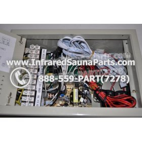 COMPLETE CONTROL POWER BOX WITH CONTROL PANEL - COMPLETE CONTROL POWER BOX 110V / 120V 4800 WATTS WITH COMPLETE WIRING HARNESS WITH ONE CONTROL PANEL 4