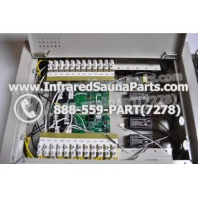 COMPLETE CONTROL POWER BOX WITH CONTROL PANEL - COMPLETE CONTROL POWER BOX 110V / 120V 9600 WATTS WITH COMPLETE WIRING HARNESS WITH ONE CONTROL PANEL 13