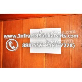 WOOD SAUNA WALLS - HEMLOCK WOOD SAUNA PANEL + DOOR ( 35.5" x 69.5" ) 2
