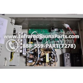 COMPLETE CONTROL POWER BOX WITH CONTROL PANEL - COMPLETE CONTROL POWER BOX 110V / 120V 2400 WATTS WITH COMPLETE WIRING HARNESS WITH ONE CONTROL PANEL 12