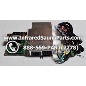 COMPLETE CONTROL POWER BOX WITH CONTROL PANEL - COMPLETE CONTROL POWER BOX CEDRUS 110V / 220V SN20051124185 WITH CIRCUIT BOARD SN 20051124279 AND FACEPLATE AND REMOTE CONTROL WITH WIRING 3