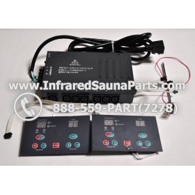 COMPLETE CONTROL POWER BOX WITH CONTROL PANEL - COMPLETE CONTROL POWER BOX 110V / 120V WITH 7 CIRCUIT BOARD PINS 6 FEMALE PLUGS WITH TWO CONTROL PANELS 2