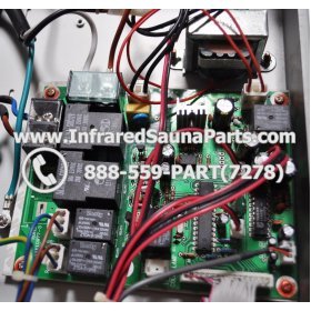 COMPLETE CONTROL POWER BOX 110V / 120V - COMPLETE CONTROL POWER BOX 110V / 120V IRONMAN INFRARED SAUNA STYLE 3 12