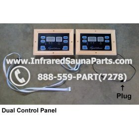 CIRCUIT BOARDS WITH  FACE PLATES - CIRCUIT BOARD WITH FACE PLATE CRYSTAL SAUNA AND ALL WIRING 2