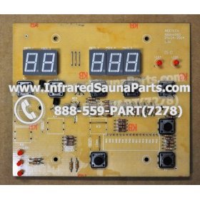 CIRCUIT BOARDS / TOUCH PADS - CIRCUIT BOARD  TOUCHPAD GAIA INFRARED SAUNA SRZHX00D - (8 BUTTONS) 4