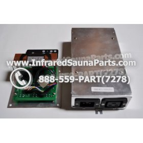 COMPLETE CONTROL POWER BOX WITH CONTROL PANEL - COMPLETE CONTROL POWER BOX SUNLIGHT 110V  220V SN20051124185 WITH CIRCUIT BOARD SN 20051124279 AND FACEPLATE AND REMOTE CONTROL 6