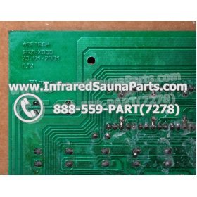 CIRCUIT BOARDS / TOUCH PADS - CIRCUIT BOARD  TOUCHPAD GAIA INFRARED SAUNA SRZHX00D - (8 BUTTONS) 5