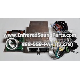 COMPLETE CONTROL POWER BOX WITH CONTROL PANEL - COMPLETE CONTROL POWER BOX GAIA 110V  220V SN20051124185 WITH CIRCUIT BOARD SN 20051124279 AND FACEPLATE AND REMOTE CONTROL WITH WIRING 2
