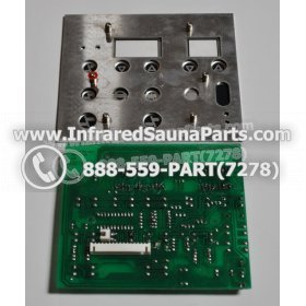 CIRCUIT BOARDS WITH  FACE PLATES - CIRCUIT BOARD WITH FACE PLATE YX32764-3 (11 BUTTONS) MASTERSAUNA 3