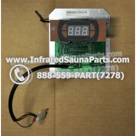 COMPLETE CONTROL POWER BOX WITH CONTROL PANEL - COMPLETE CONTROL POWER BOX GAIA 110V  220V SN20051124185 WITH CIRCUIT BOARD SN 20051124279 AND FACEPLATE AND REMOTE CONTROL 7