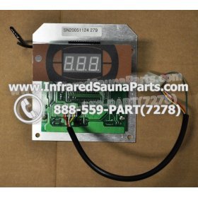 COMPLETE CONTROL POWER BOX WITH CONTROL PANEL - COMPLETE CONTROL POWER BOX SUNLIGHT 110V  220V SN20051124185 WITH CIRCUIT BOARD SN 20051124279 AND FACEPLATE AND REMOTE CONTROL 8