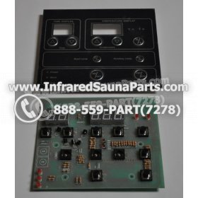 CIRCUIT BOARDS WITH  FACE PLATES - CIRCUIT BOARD WITH FACE PLATE YX32764-3 (8 BUTTONS) WASAUNA 2