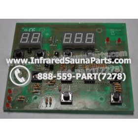 CIRCUIT BOARDS / TOUCH PADS - CIRCUIT BOARD  TOUCHPAD KEYSBACKYARD INFRARED SAUNA YX32764-3 (9 BUTTONS) 11