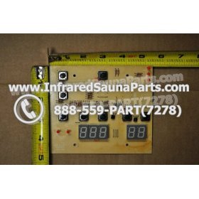 CIRCUIT BOARDS / TOUCH PADS - CIRCUIT BOARD  TOUCHPAD GAIA INFRARED SAUNA SRZHX00D - (8 BUTTONS) 7