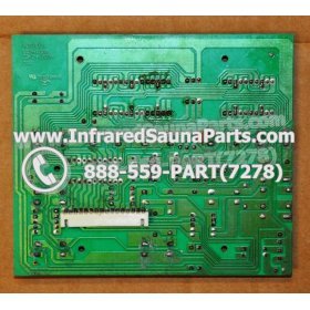 CIRCUIT BOARDS / TOUCH PADS - CIRCUIT BOARD  TOUCHPAD IRONMAN INFRARED SAUNA SRZHX00D - (8 BUTTONS) 7