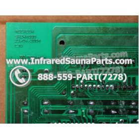 CIRCUIT BOARDS / TOUCH PADS - CIRCUIT BOARD  TOUCHPAD GAIA INFRARED SAUNA SRZHX00D - (8 BUTTONS) 9