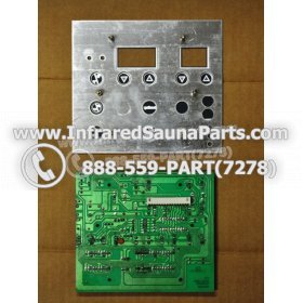 CIRCUIT BOARDS WITH  FACE PLATES - CIRCUIT BOARD WITH FACE PLATE SRZHX00D - (8 BUTTONS) GAIA 5