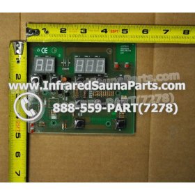 CIRCUIT BOARDS / TOUCH PADS - CIRCUIT BOARD  TOUCHPAD KEYSBACKYARD INFRARED SAUNA SRZHX001 - (10 BUTTONS) 2