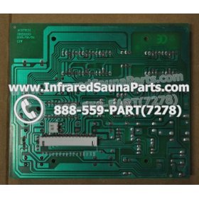 CIRCUIT BOARDS / TOUCH PADS - CIRCUIT BOARD  TOUCHPAD GAIA INFRARED SAUNA SRZHX001 - (10 BUTTONS) 7