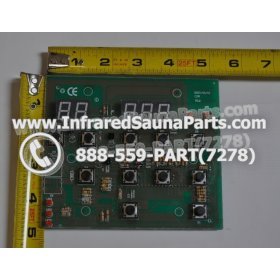 CIRCUIT BOARDS / TOUCH PADS - CIRCUIT BOARD  TOUCHPAD GAIA INFRARED SAUNA YX32764-3 (11 BUTTONS) 2
