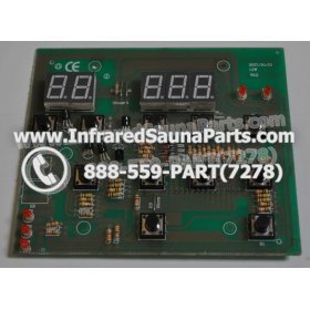 CIRCUIT BOARDS / TOUCH PADS - CIRCUIT BOARD  TOUCHPAD KEYSBACKYARD INFRARED SAUNA YX32764-3 (11 BUTTONS) 4