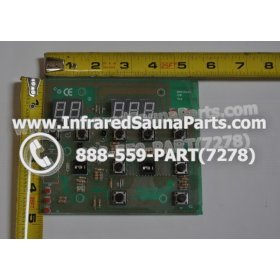 CIRCUIT BOARDS / TOUCH PADS - CIRCUIT BOARD  TOUCHPAD KEYSBACKYARD INFRARED SAUNA YX32764-3 (9 BUTTONS) 2