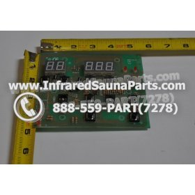 CIRCUIT BOARDS / TOUCH PADS - CIRCUIT BOARD  TOUCHPAD IRONMAN INFRARED SAUNA YX32764-3 (9 BUTTONS) 3