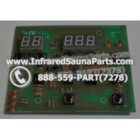 CIRCUIT BOARDS / TOUCH PADS - CIRCUIT BOARD  TOUCHPAD GAIA INFRARED SAUNA YX32764-3 (9 BUTTONS) 4