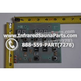 CIRCUIT BOARDS / TOUCH PADS - CIRCUIT BOARD / TOUCHPAD GAIA INFRARED SAUNA YX32764-3 (8 BUTTONS) 2