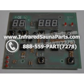 CIRCUIT BOARDS / TOUCH PADS - CIRCUIT BOARD  TOUCHPAD MASTERSAUNA INFRARED SAUNA YX32764-3 (8 BUTTONS) 1