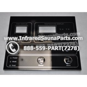 FACE PLATES - FACEPLATE FOR CIRCUIT BOARD YX32764-3 MASTERSAUNA  8 BUTTONS 2