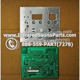 CIRCUIT BOARDS WITH  FACE PLATES - CIRCUIT BOARD WITH FACE PLATE SRZHX001 - (9 BUTTONS) 2