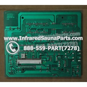 CIRCUIT BOARDS / TOUCH PADS - CIRCUIT BOARD  TOUCHPAD GAIA INFRARED SAUNA SRZHX001 - (10 BUTTONS) 11