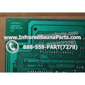 CIRCUIT BOARDS / TOUCH PADS - CIRCUIT BOARD  TOUCHPAD GAIA INFRARED SAUNA SRZHX001 - (10 BUTTONS) 12