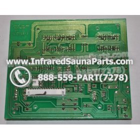 CIRCUIT BOARDS / TOUCH PADS - CIRCUIT BOARD  TOUCHPAD GAIA INFRARED SAUNA YX32764-3 (9 BUTTONS) 10