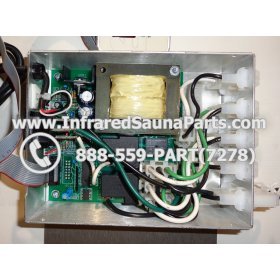 COMPLETE CONTROL POWER BOX WITH CONTROL PANEL - COMPLETE CONTROL POWER BOX EZE INFRARED SAUNA WITH CONTROL PANEL 4