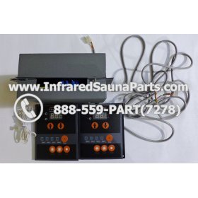 COMPLETE CONTROL POWER BOX WITH CONTROL PANEL - COMPLETE CONTROL POWER BOX CLEARLIGHT INFRARED SAUNA 110v 120v WITH TWO CONTROL PANELS 11
