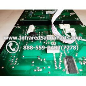 CIRCUIT BOARDS WITH  FACE PLATES - CIRCUIT BOARD WITH FACEPLATE CLEARLIGHT INFRARED SAUNA WO45A-SPCB COMBO 8