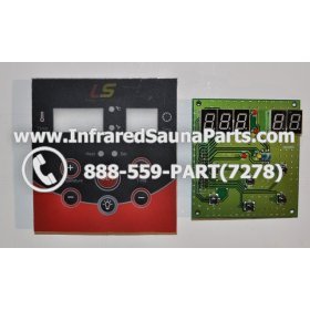 CIRCUIT BOARDS WITH  FACE PLATES - CIRCUIT BOARD WITH FACE PLATE LONGEVITY INFRARED SAUNA 06S085 2
