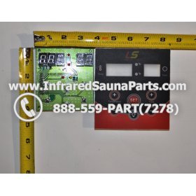 CIRCUIT BOARDS WITH  FACE PLATES - CIRCUIT BOARD WITH FACE PLATE LONGEVITY INFRARED SAUNA 06S085 6