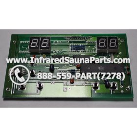 CIRCUIT BOARDS WITH  FACE PLATES - CIRCUIT BOARD WITH FACEPLATE  WATERSTAR INFRARED SAUNA LYQPCB 3