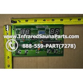 CIRCUIT BOARDS WITH  FACE PLATES - CIRCUIT BOARD WITH FACEPLATE PRECISION THERAPY INFRARED SAUNA LYQPCB 6